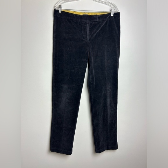 J.McLaughlin Corduroy soft Pants Straight Dark Brown Classic Old Money Pants 12 - Picture 1 of 11